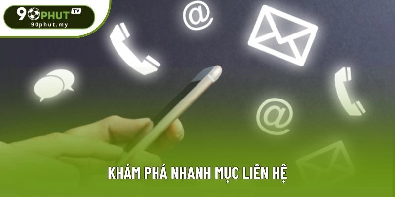 Khám phá nhanh mục liên hệ Khám phá nhanh mục liên hệ
