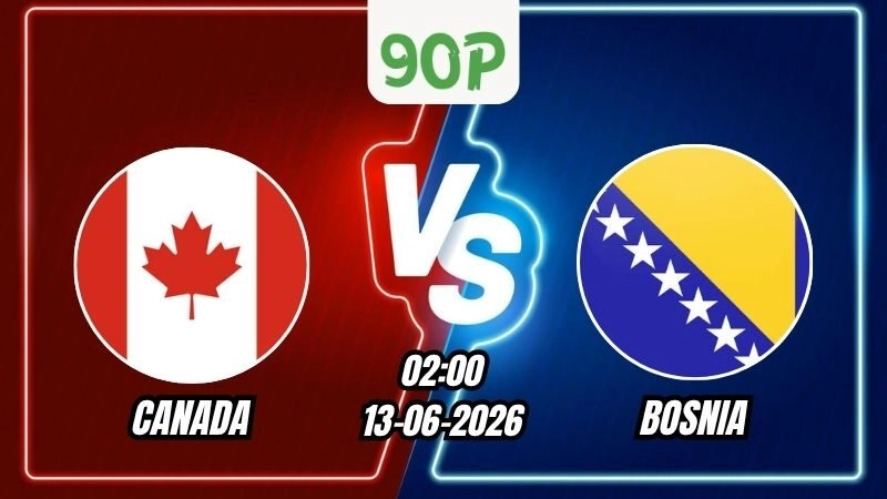 Soi Kèo Canada vs Bosnia 02h00 – 13/06/2026